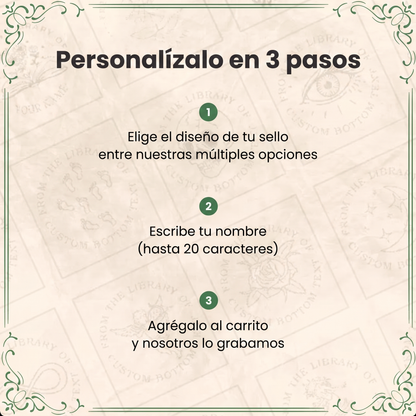 Readmark — Sello Personalizado para Libros